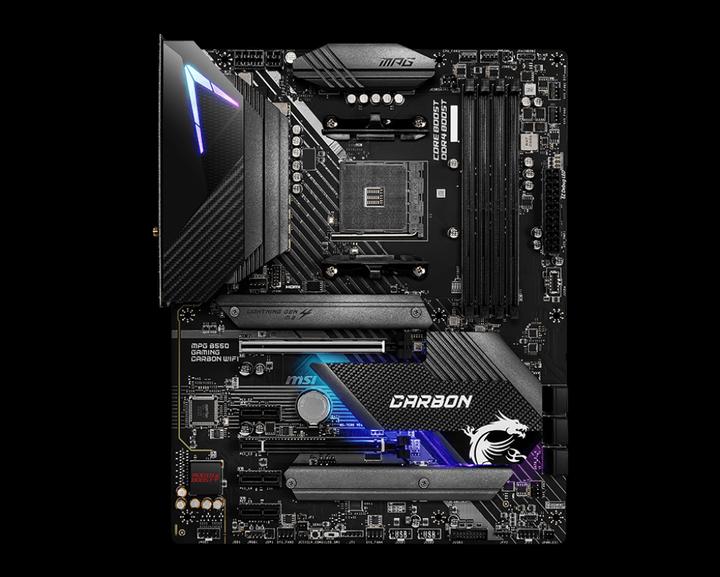Produktbild MSI Mpg B550 Gaming Carbon Wifi (AM4, AMD B550, ATX)