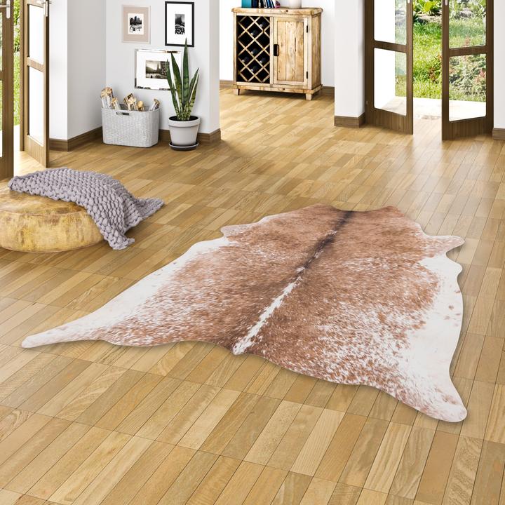 Produktbild Pergamon Teppich Kunstfaser Tierfell Optik (77 x 100 cm)