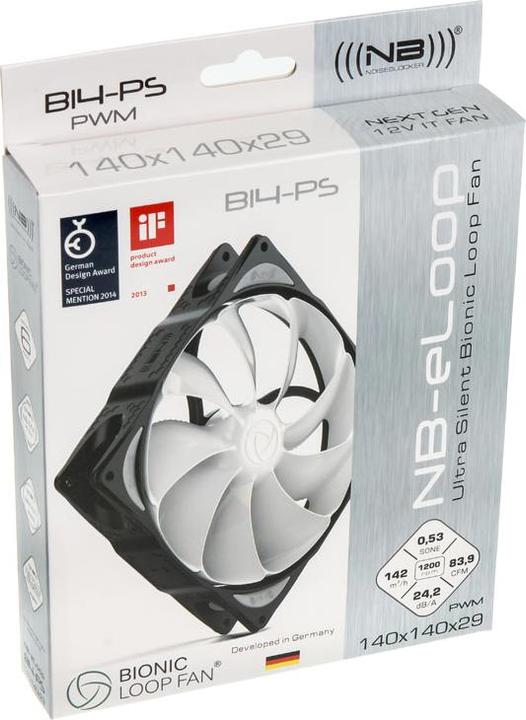 Image du produit Noiseblocker NB-eLoop Fan B14-PS (140 mm, 1 x)