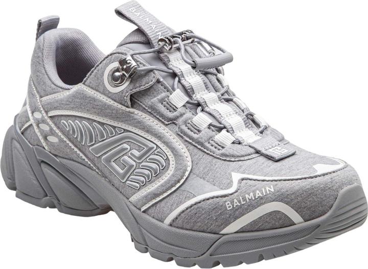 Actual product image Balmain cosmic dust pile sneakers color grey/white (42)
