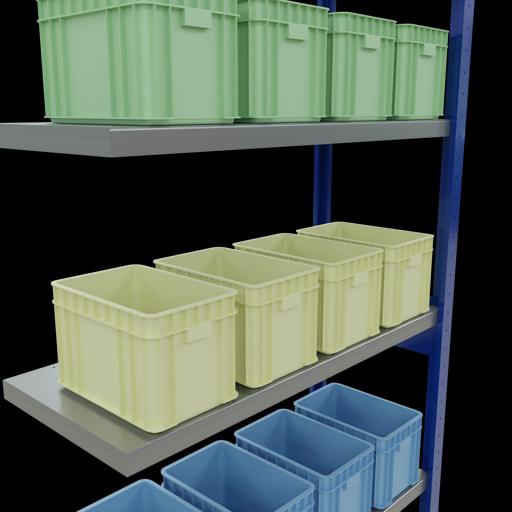Actual product image Schulte Lagertechnik MULTIplus250 boltless add-on bay system with length bolts