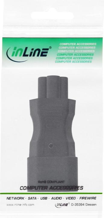 Produktbild InLine Netzadapter IEC 60320 C14 / C5 (C14)