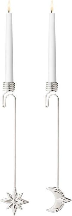 Actual product image Georg Jensen Candle holder star & moon palladium