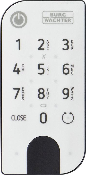 Burg Wächter 50711 Serratura a codice IP53 con Bluetooth (Combinazione numerica elettronica)