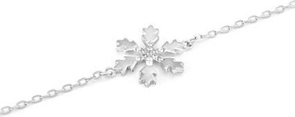 Beneto Stylish silver bracelet Snowflake AGB638 / 21 (L)