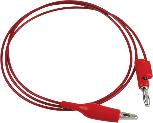 Produktbild Pomona Krokodilklemmen-Messleitung, 914mm, Rot, Vernickelt