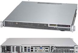 Produktbild Supermicro 1U BARE E3V6 C236 2X2.5FIX