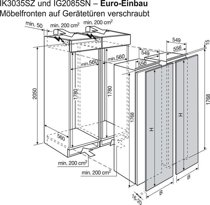 Actual product image Electrolux IG2085SN (Installation, 204 l)