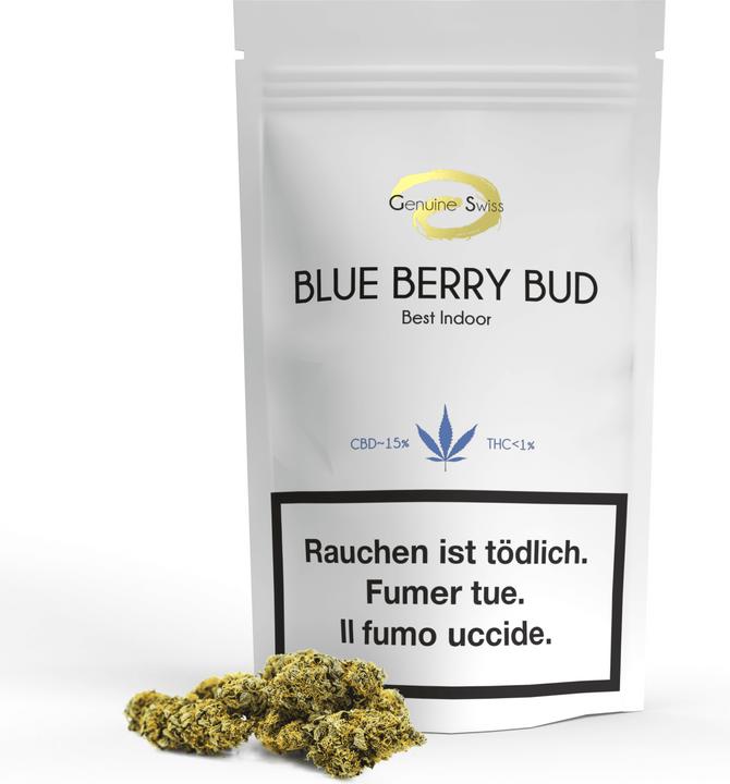 Genuine Swiss Blueberry Bud (2.50 g, Intérieur)