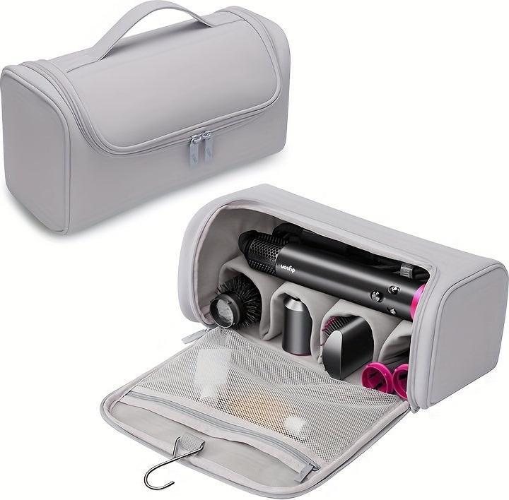 Only-Bags.Store PU-Leder-Reise-Organizer für Dyson Airwrap Styler, Haarwerkzeuge und Zubehör - kompatibel mit