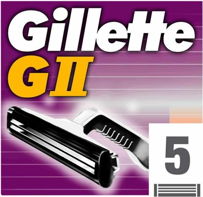 NIVEA Gillette GII - G2 Klingen - 5 Stück (5 x)