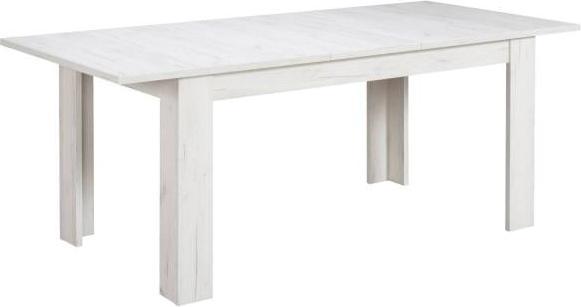 Image du produit Homestyle4u Table de salle à manger extensible (160.5 x 90.5 x 76.5 cm)