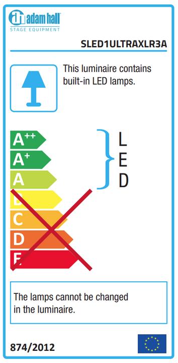 Image du produit Adam Hall Lampe Sled Ultra Xlrxlr