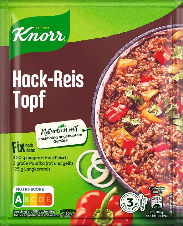 Produktbild Knorr Fix Hack-Reis Topf (49 g)