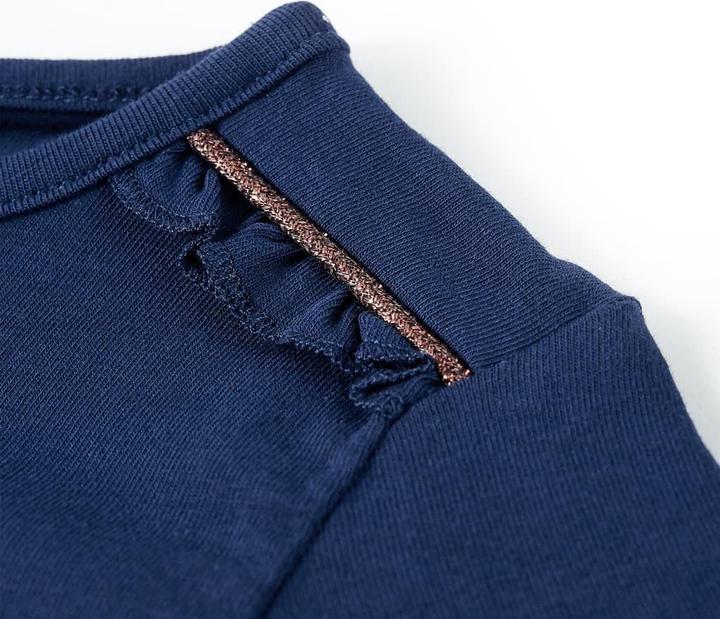 Immagine prodotto VidaXL Camicia da bambino a maniche lunghe blu navy 92,Materiale: 95 % cotone (92)