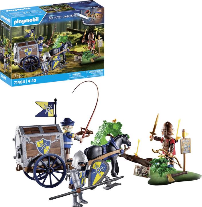 Image du produit Playmobil 71484 Attaque de camion de transport (71484, Playmobil Novelmore)