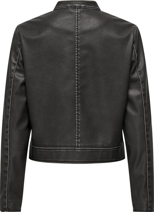 Image du produit Only Col montant Poignets avec fermeture à glissière Veste en similicuir (M)