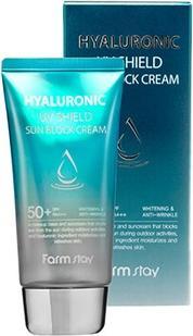 Actual product image Farm Stay Hyaluronic UV Shield Sun Block Cream (Suntan cream, SPF 50+, 70 ml)