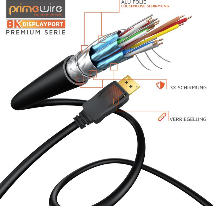 Produktbild Primewire DisplayPort – DisplayPort (1 m, DisplayPort)