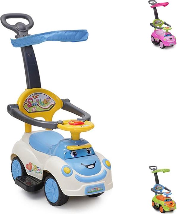 Moni Rutschauto SMILE 3 in 1 Schubstange