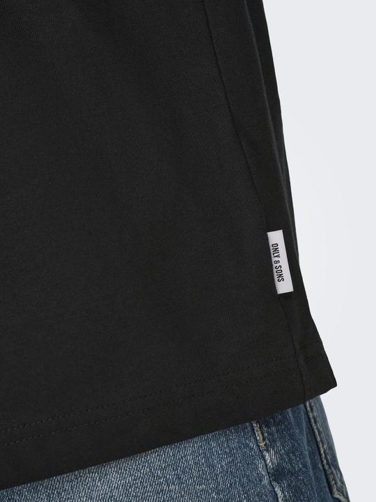 Image du produit Only & Sons Haut de T-shirt à col rond et à coupe décontractée (L)