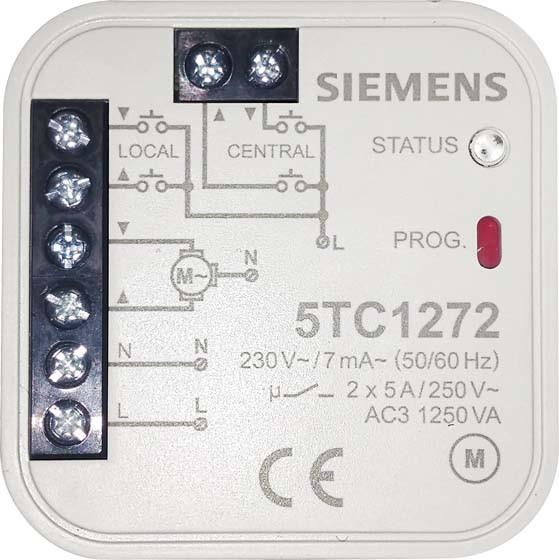 Produktbild Siemens Trennrelais Jalousie UP/A 1mot 230V 5A 5TC1272