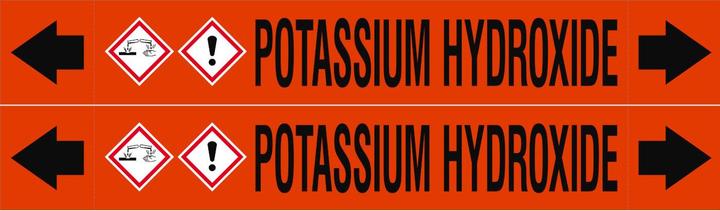 Image du produit Brady ASME - Marqueurs de tubes - Hydroxyde de potassium