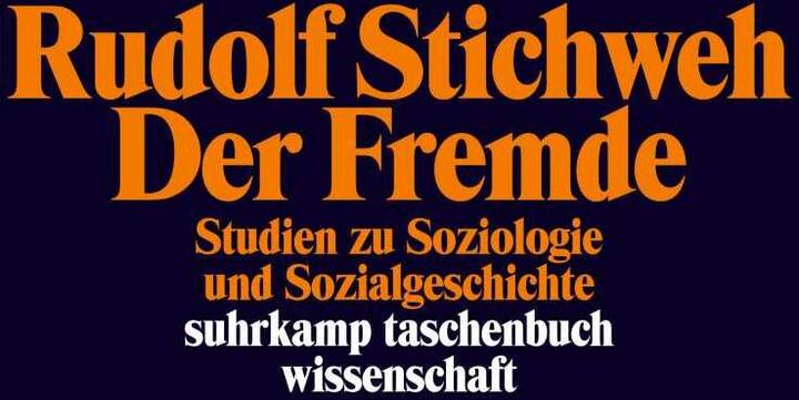 Produktbild Der Fremde (Deutsch, Rudolf Stichweh, 2010)