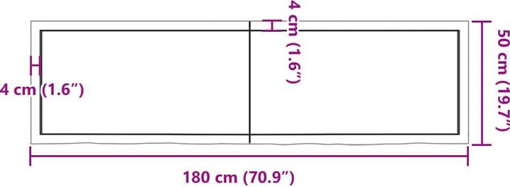 Produktbild VidaXL Emerald (180 x 6 x 50 cm)