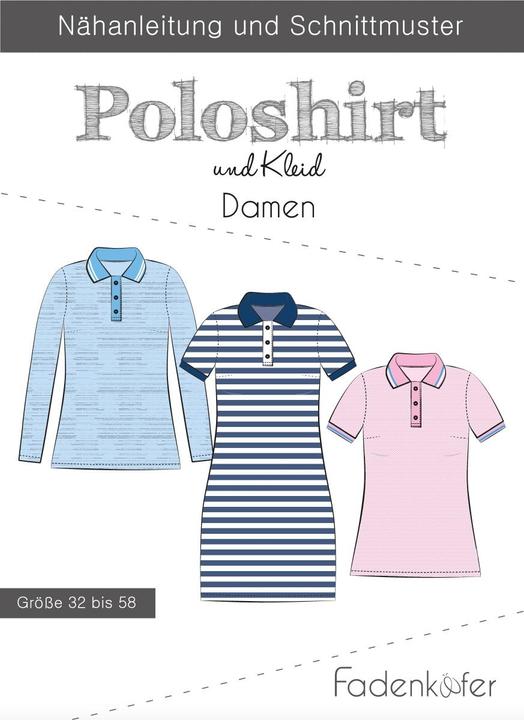 Produktbild Fadenkäfer Schnittmuster Poloshirt
