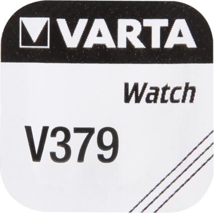 Produktbild Varta Knopfzelle-Uhrenbatterie V379, 1.55V, 14mAH (1 Stk., SR63, 14 mAh)