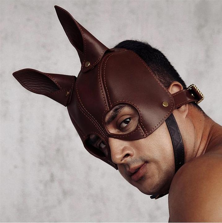 Produktbild Liebe Seele Ledermaske mit Ohren