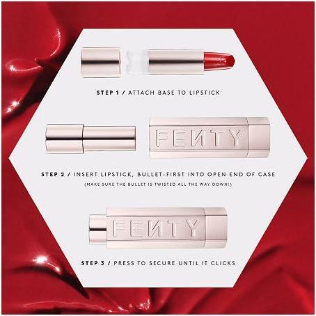 Immagine prodotto Fenty Beauty Astuccio per rossetto ricaricabile Metallic Nude (Nudo metallico)