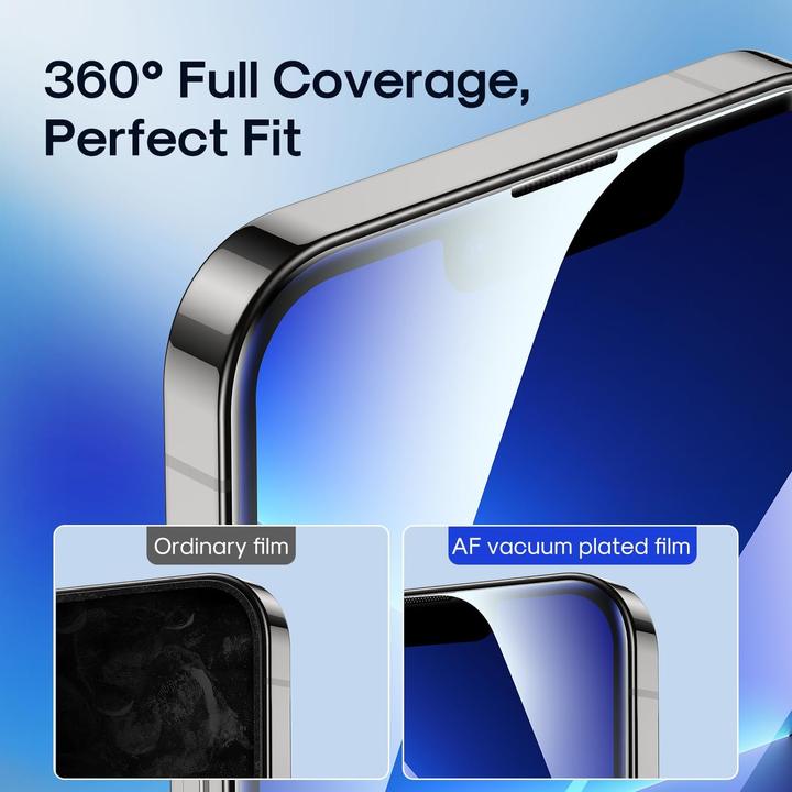 Actual product image Joyroom Tempered Glass HQ-Z33 iPhone 15 with Black Edge (1 Piece, Apple iPhone 15)