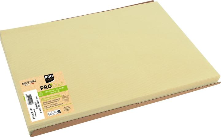 Produktbild PROnappe Restposten: Einweg-Tischset, 400 x 300 mm, elfenbein (500 Stk., 30 x 40 cm)