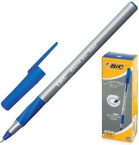 Image du produit Bic Round Stic Exact (Bleu, Gris, 20 x)