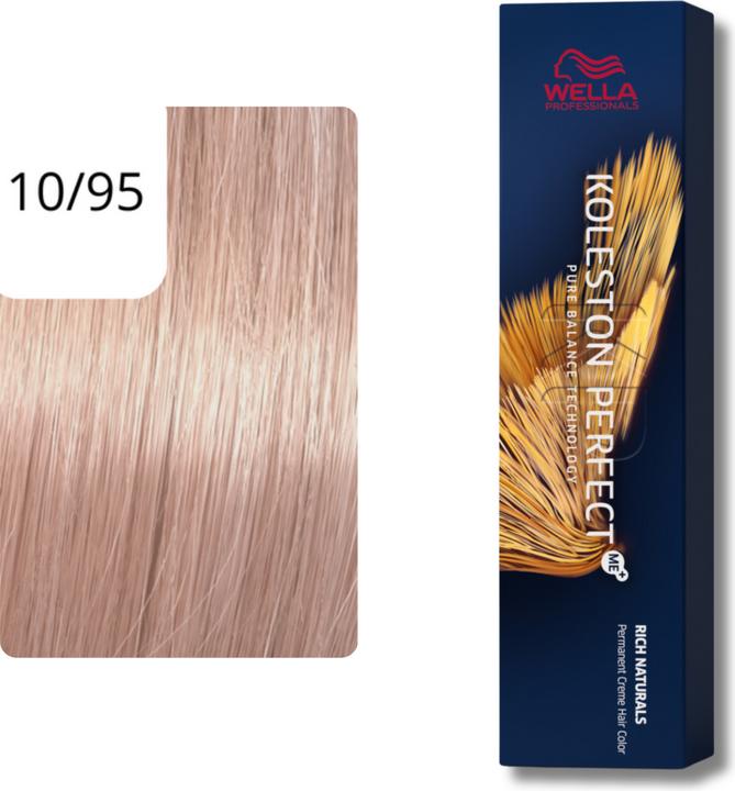 Actual product image Wella Koleston Rich Naturals (10/95 light-blond cendré-mahogany)