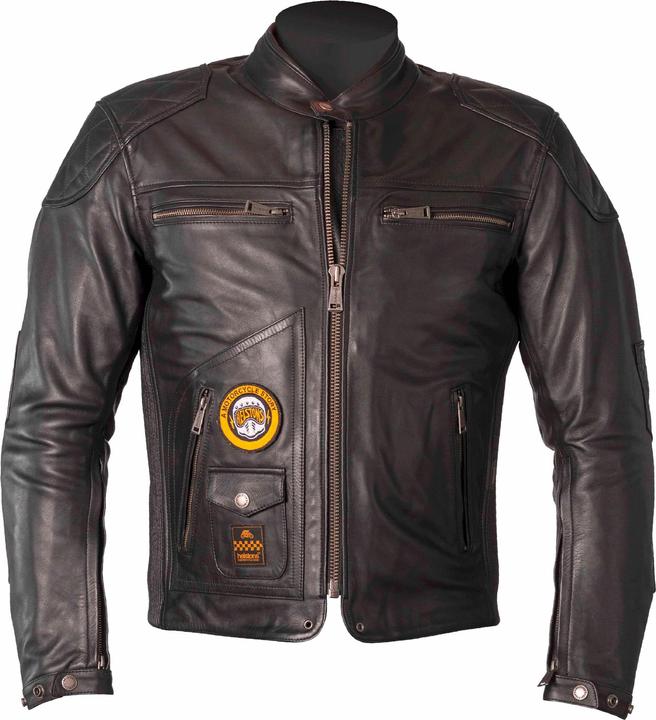 Actual product image Helstons rag motorcycle leather jacket tracker (Men, 3XL)