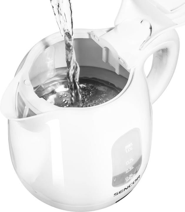 Actual product image Sencor SWK 1010WH Electric kettle 1 L 1100 W White (1 l)
