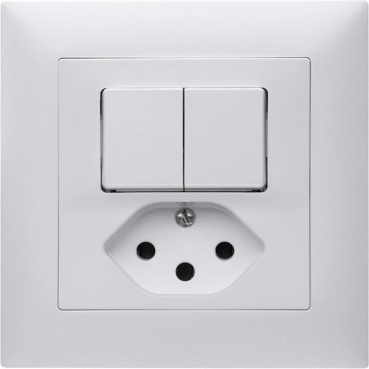 Actual product image Feller Edizio Due UP 1xT13 / S1(3+3)