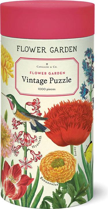 Productafbeelding Cavallini Flower Garden" puzzel (1000 onderdelen)