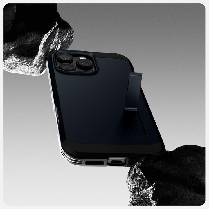 Actual product image Spigen Tough Armor T AI (MagFit + Camera Control) iPhone 16 Pro Case Metal Slate (Apple iPhone 16 Pro)