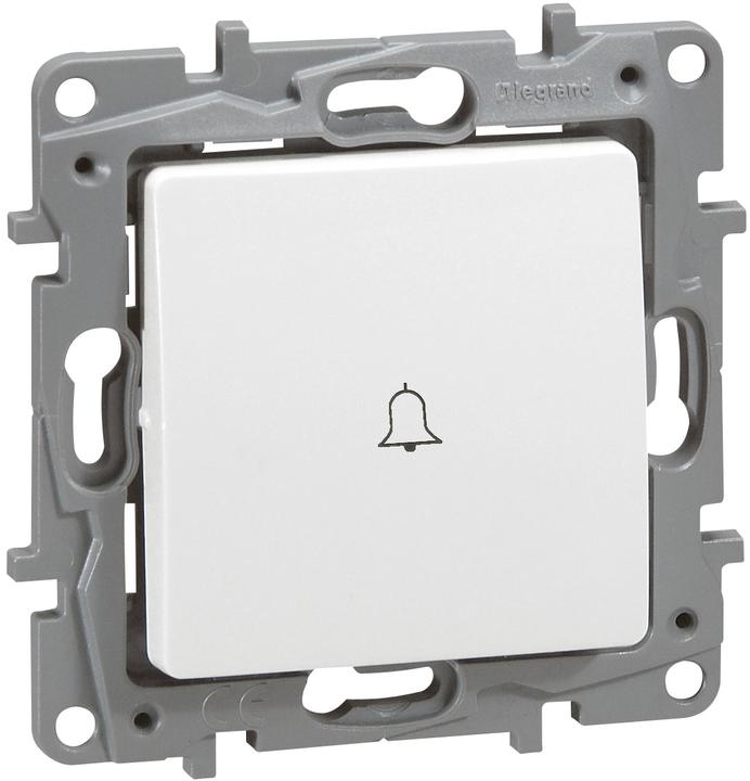 Image du produit Legrand Bouton-poussoir Niloe à fermeture 664515 éclairé, y compris l'étiquetage par LED avec