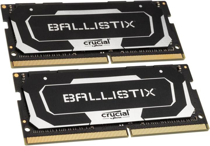 Actual product image Crucial Ballistix SO-DIMM black, DDR4-3200, CL16 - 64 GB Dual-Kit (2 x 32GB, 3200 MHz, DDR4-RAM, SO-DIMM)