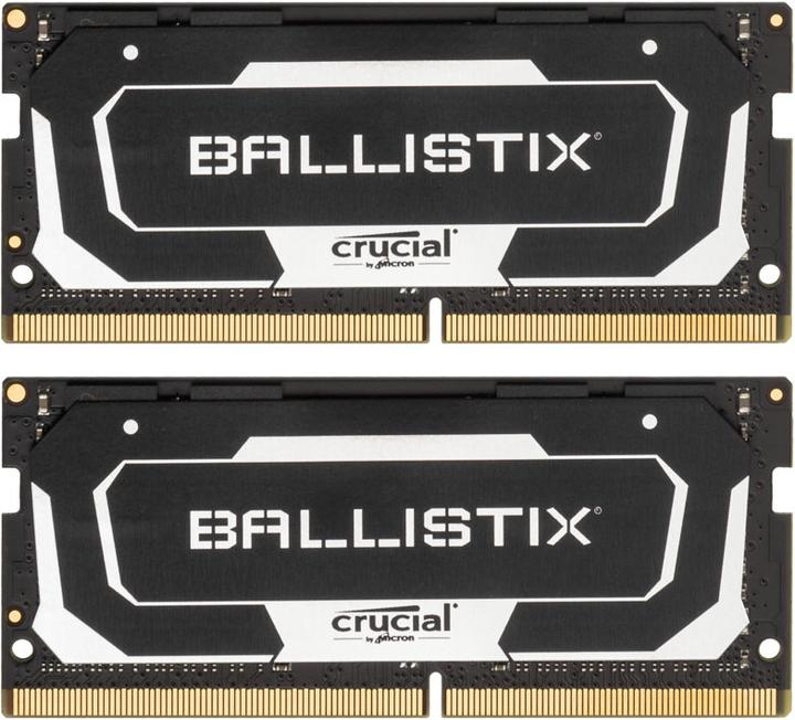 Actual product image Crucial Ballistix SO-DIMM black, DDR4-3200, CL16 - 64 GB Dual-Kit (2 x 32GB, 3200 MHz, DDR4-RAM, SO-DIMM)