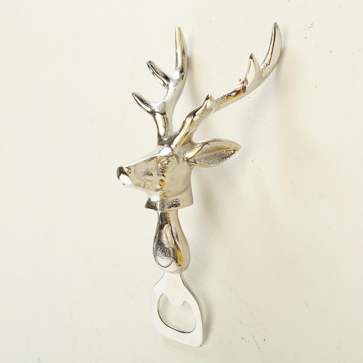 Actual product image Boltze Home Bottle opener stag, silver
