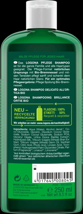 Produktbild Logona Pflege Bio-Brennnessel (500 ml, Flüssiges Shampoo)