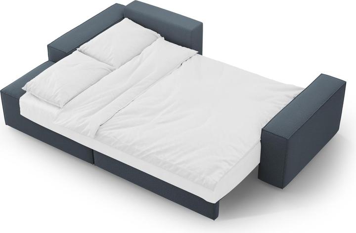 Actual product image Micadoni Left Corner Sofa With Bed Function And Box, "Jodie", 3 Seats, 246x151x86 Made in Europe (Corner sofa)