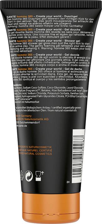 Actual product image Sante Homme 365 (200 ml)