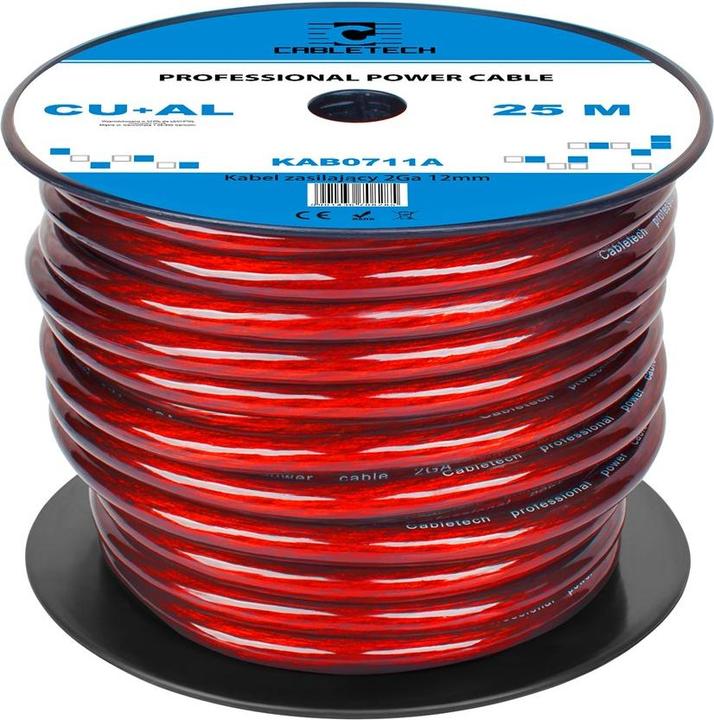 Immagine prodotto Cabletech Cavo auto 2Ga OD12mm CU + AL